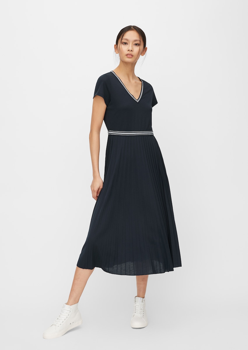 Waarneembaar Landelijk Verkeerd Kleid aus softer Jersey-Qualität - blau | Sommerkleider | MARC O'POLO