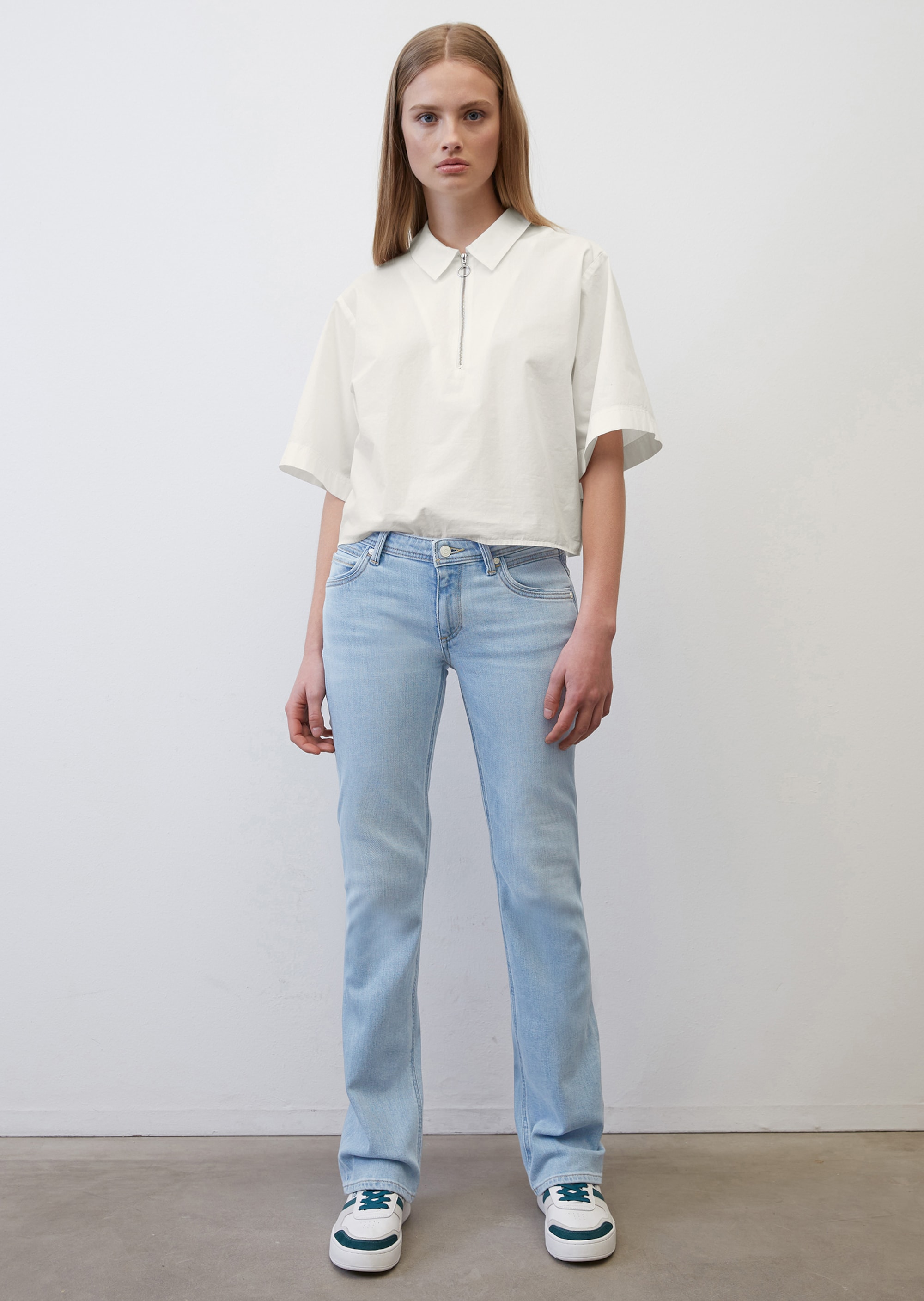 field Daisy The layout NELLA bootcut jeans made of high-quality blended cotton - blue | Bootcut Fit  | MARC O'POLO