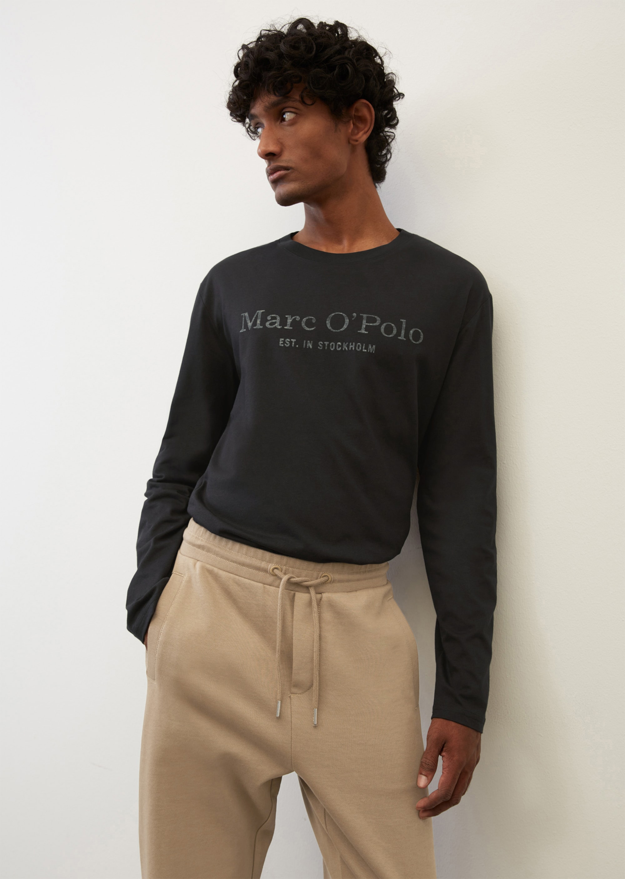 Fashion Shirts Longsleeves Marc O’Polo Marc O\u2019Polo Longsleeve khaki casual look 