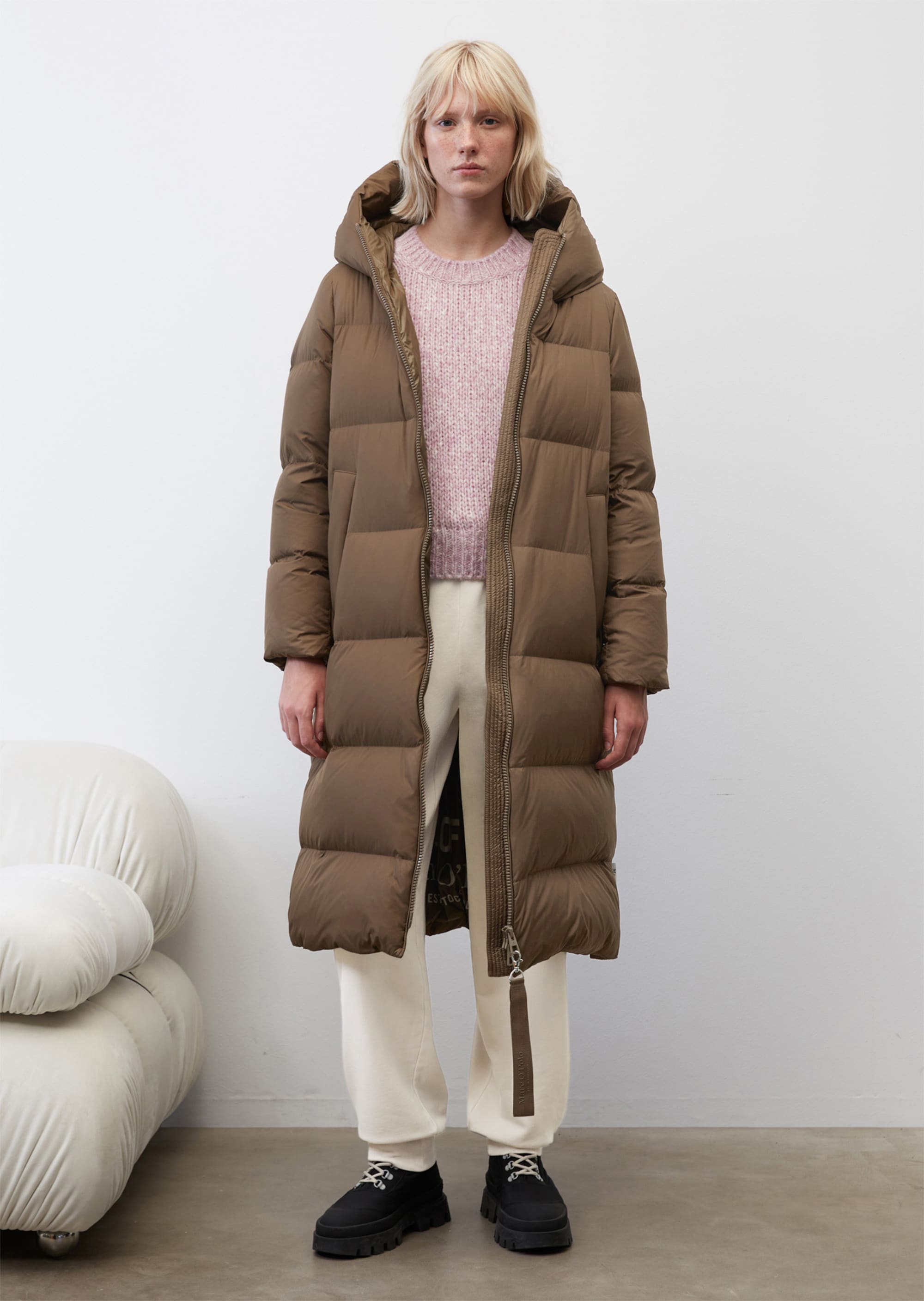 反物 浴衣 マルコポーロ レディース コート PUFFER COAT LONG Winter coat burnished logs 通販 