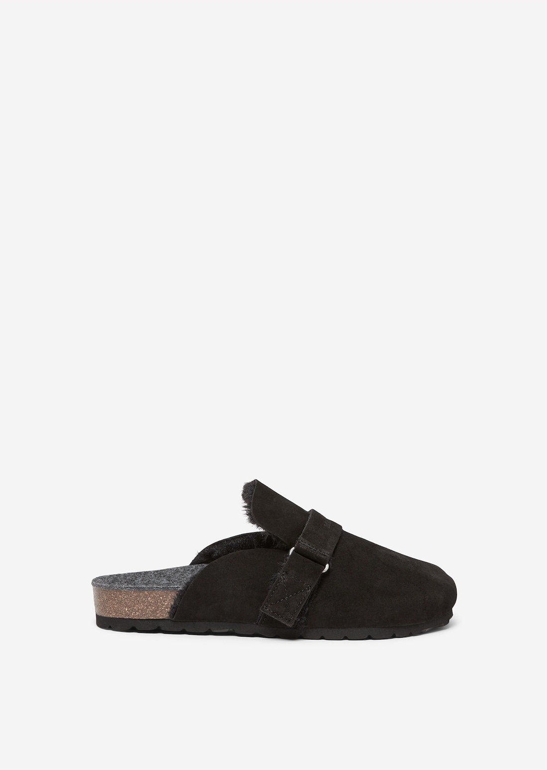 Slippers in soft suede - black | Slippers | MARC O’POLO