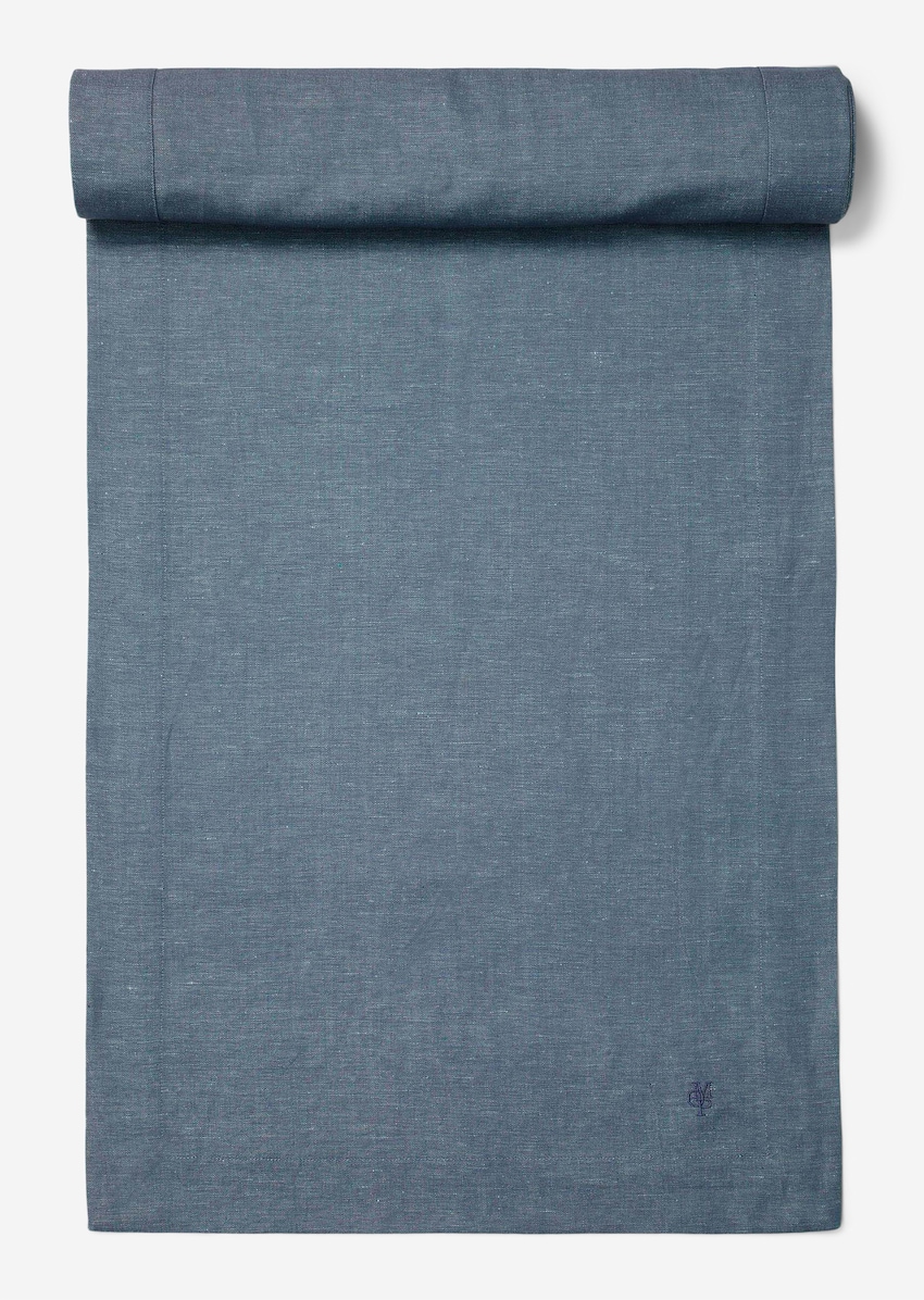 Tischläufer Modell TENSTRA aus Organic-Cotton - blau | KÜCHE | MARC O'POLO