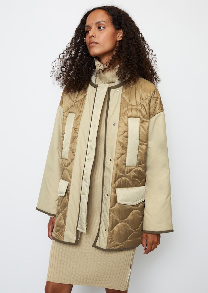 MO'P X CHEVIGNON Quilted Jacket made from recycled nylon - brown ...