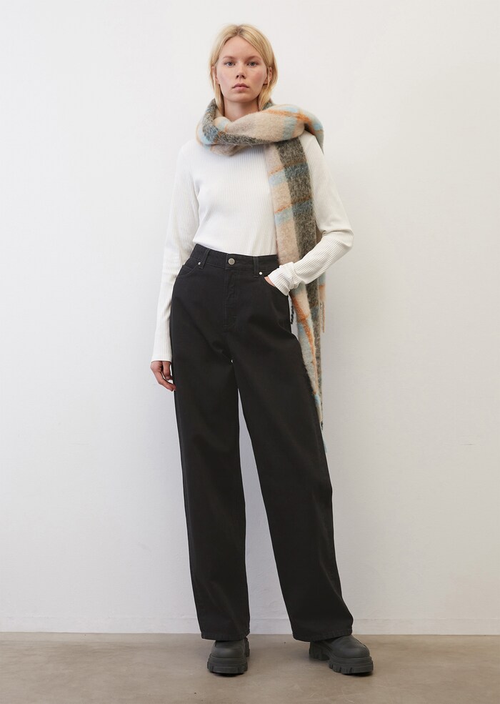 TOMMA high-waisted wide-leg jeans with eco-friendly wash treatments ...