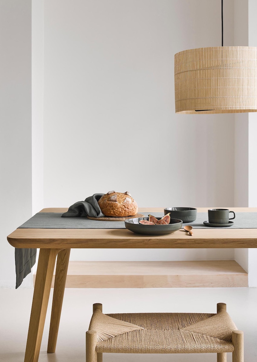 Tischläufer Modell AKALLA aus Organic-Cotton-Mix - grün | KÜCHE | MARC  O'POLO