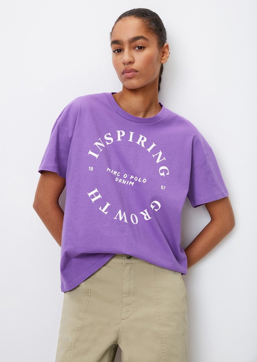 Relaxed T-shirt Made of organic cotton - violet, Women