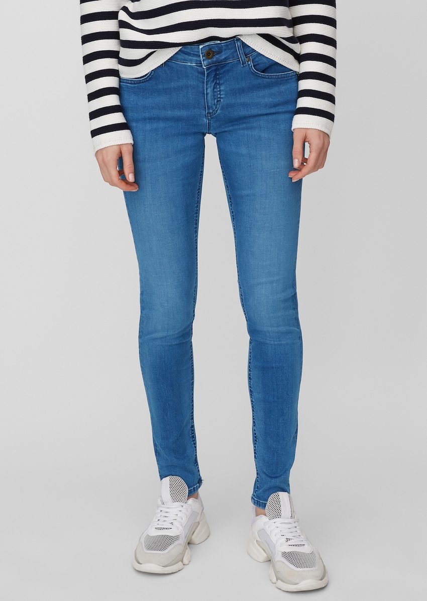 Jeans SKARA slim model with a low-rise - blue | Skinny fit | MARC O' POLO