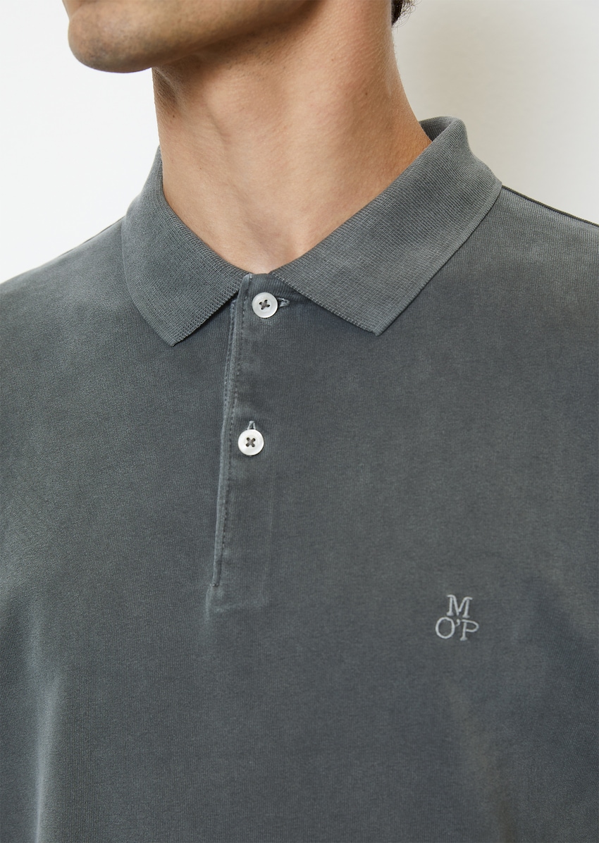 in grau | Langarm-Poloshirt MARC schwerer O\'POLO Langarmpolos - Jersey regular | Soft-Touch-Jersey-Qualität