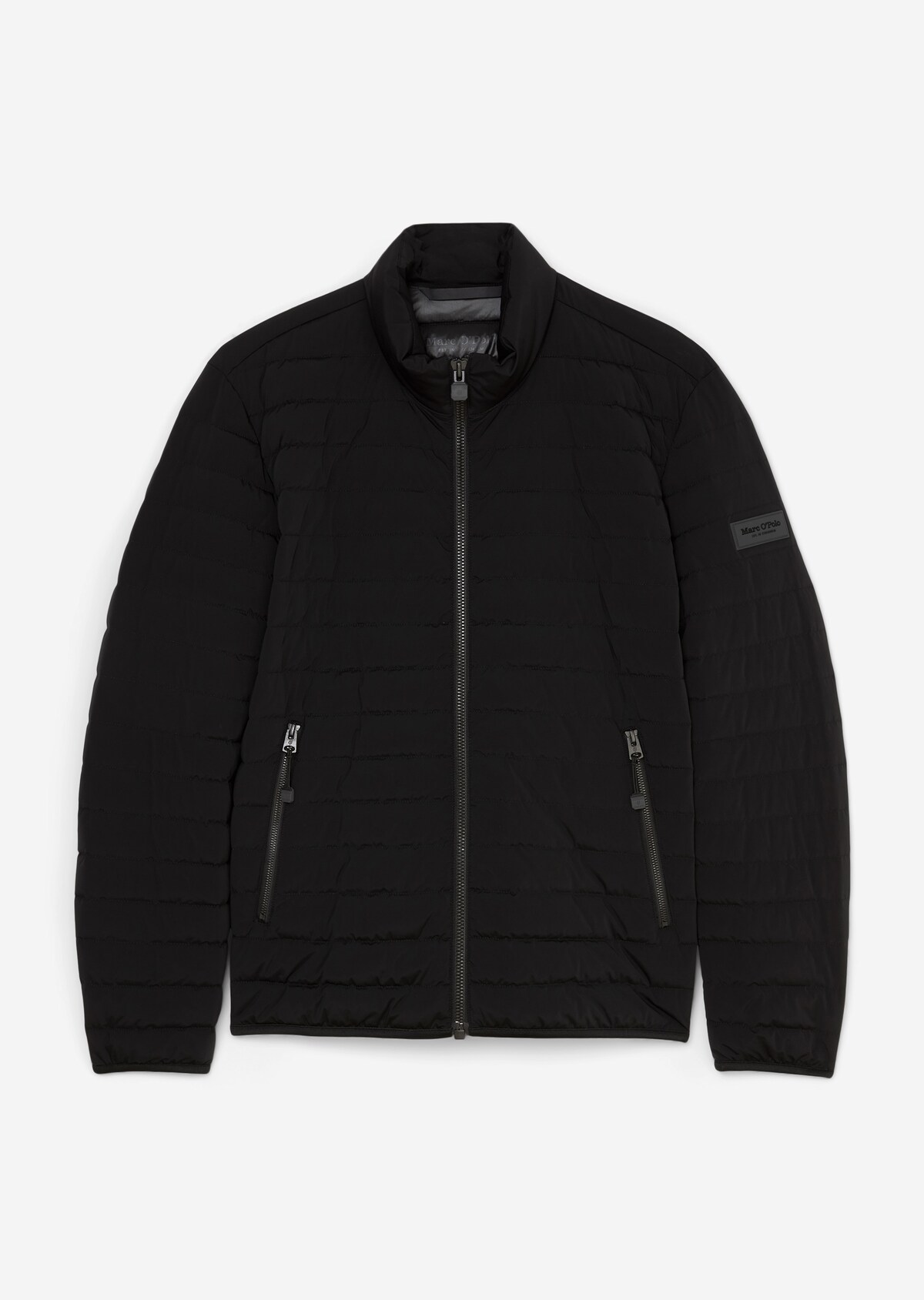 Quilted jacket with Slow Down - No Down padding - black | Jackets | MARC  O'POLO