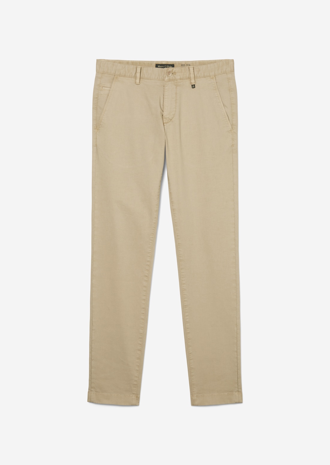 STIG shaped chinos made of blended cotton - beige | Women | MARC O’POLO