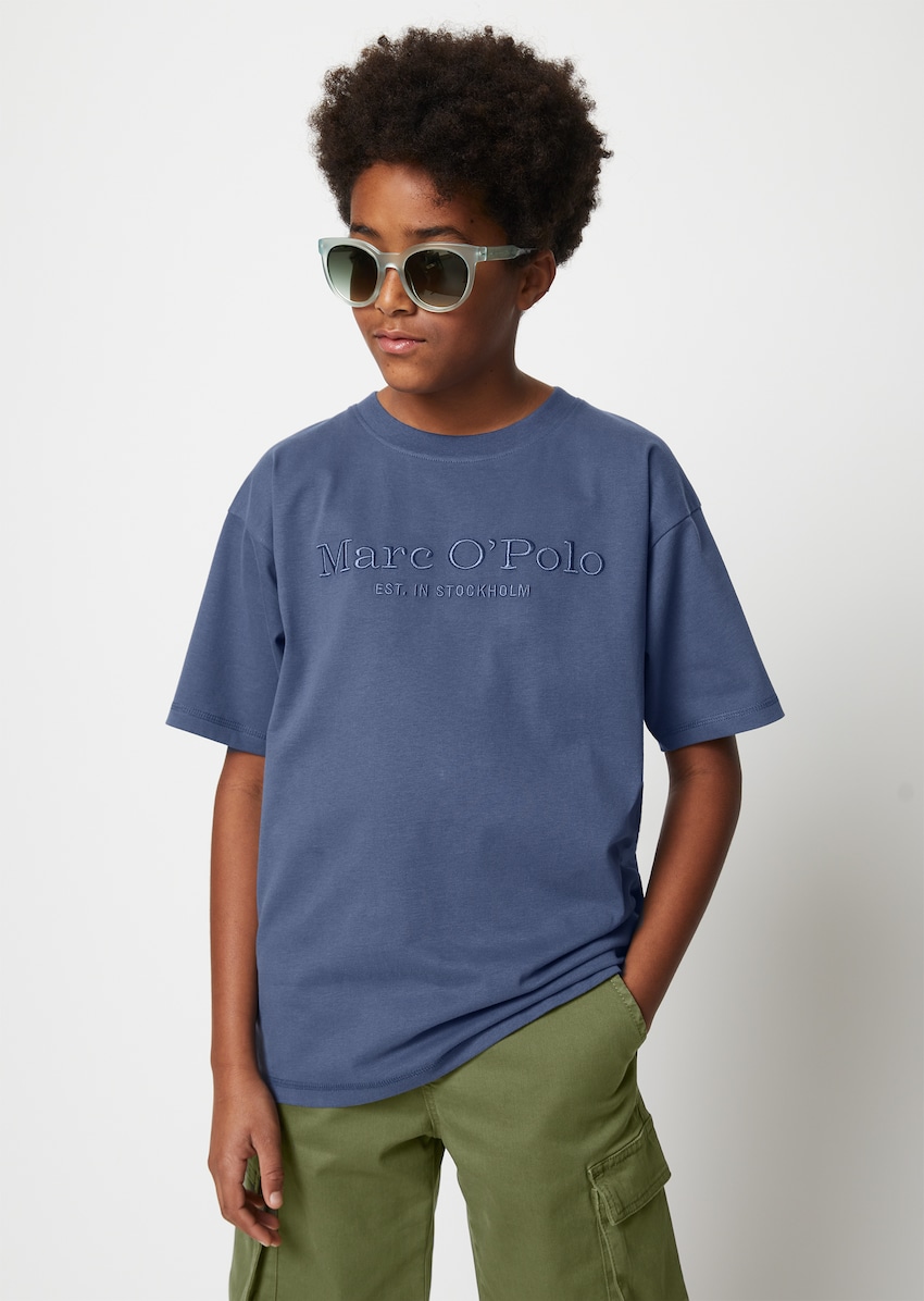 TEENS-BOYS T-shirt made from pure organic cotton - blue, T-Shirts