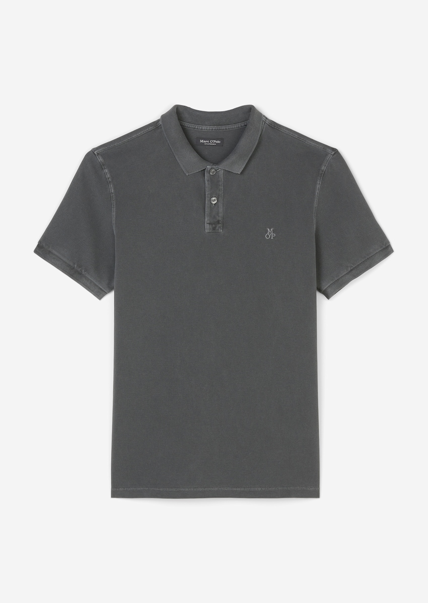 MARC a sleeve gray piqué organic regular Short in cotton | Polos from shirt polo O\'POLO fit made - |
