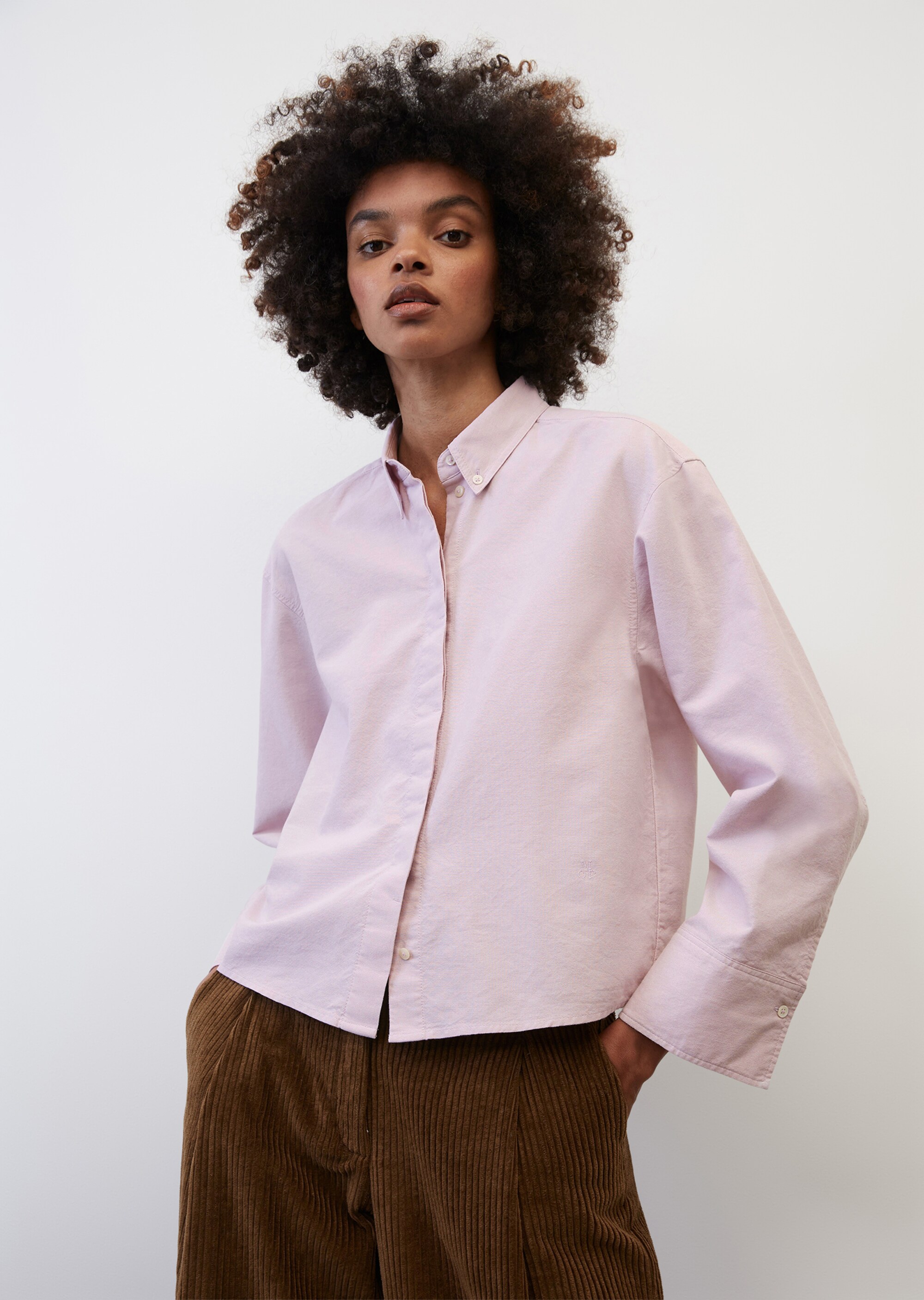Marc O\u2019Polo Slip-over blouse volledige print casual uitstraling Mode Blouses Slip-over blouses Marc O’Polo 