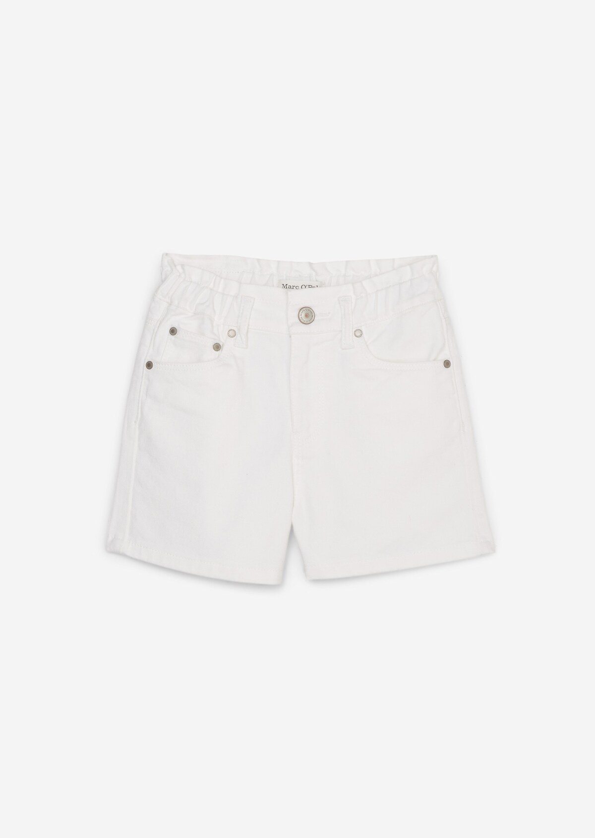 KIDS-GIRLS denim shorts made of blended organic cotton - white ...