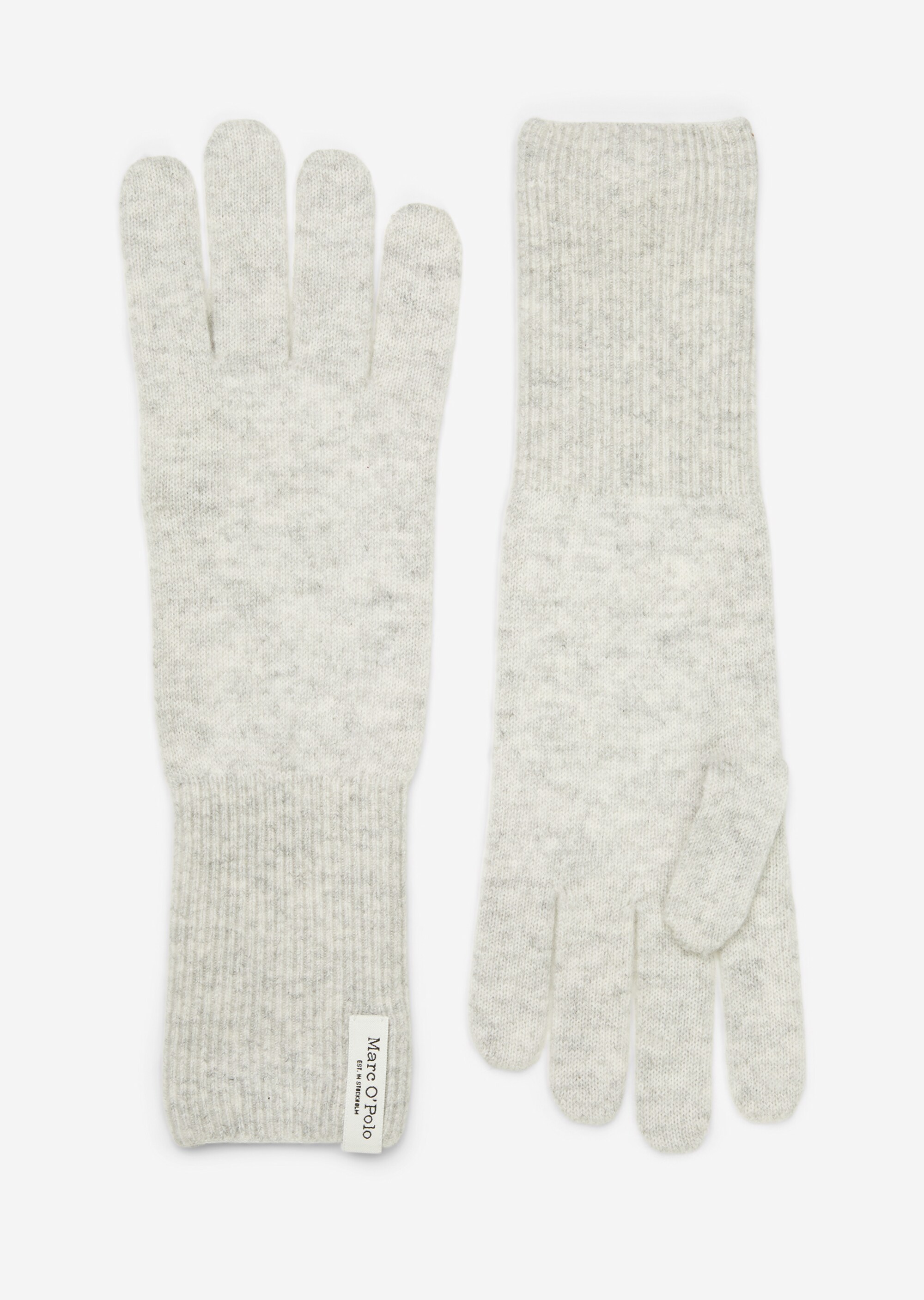 Fingerhandschuhe aus Schurwolle-Kaschmirwolle-Mix - grau | Handschuhe |  MARC O\'POLO