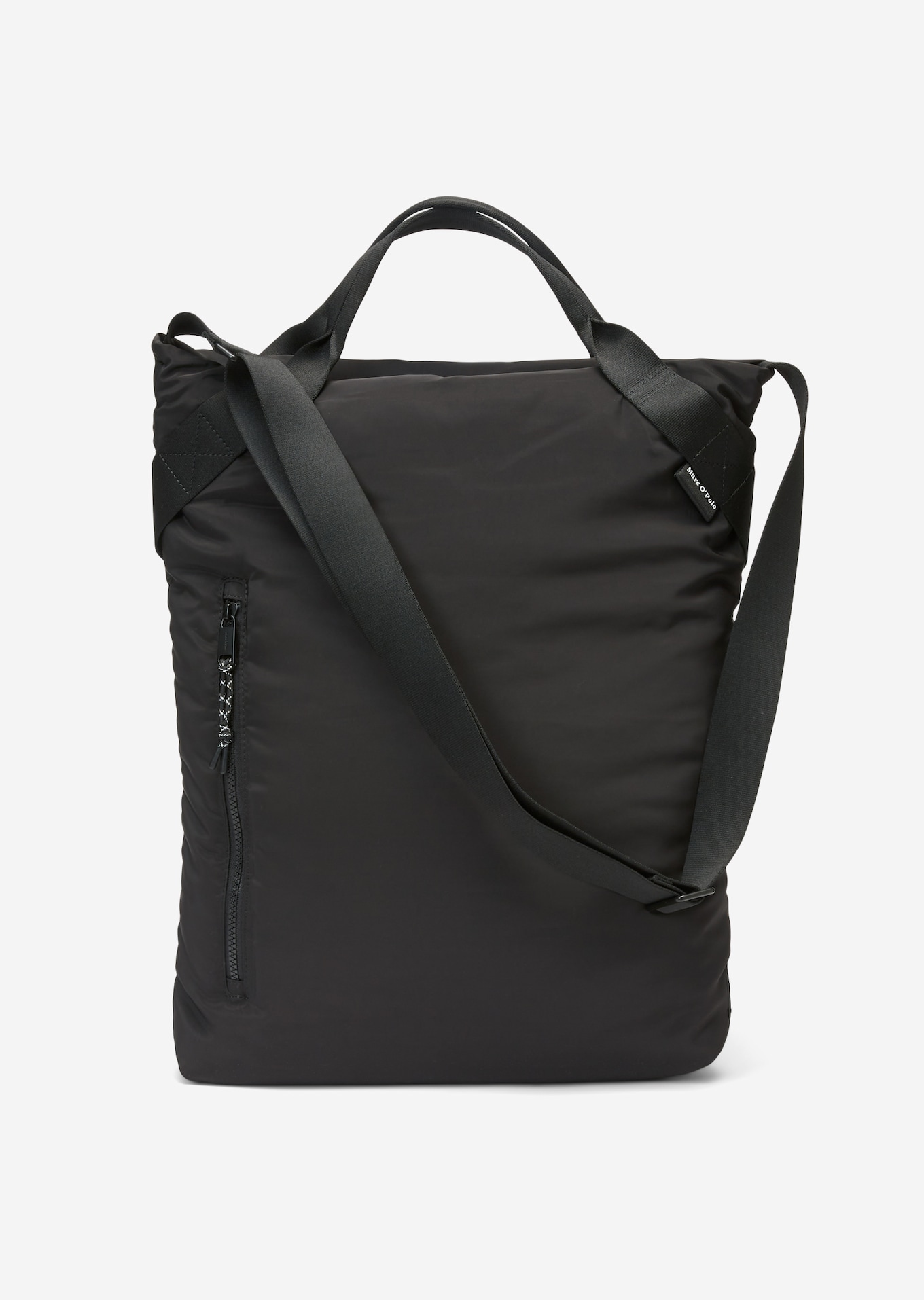 Padded shopper made from recycled polyester - black | Women | MARC O’POLO