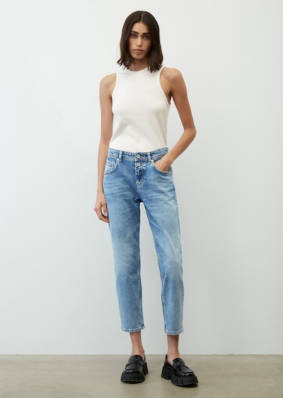 THEDA boyfriend cropped jeans made of blended organic cotton - blue ...