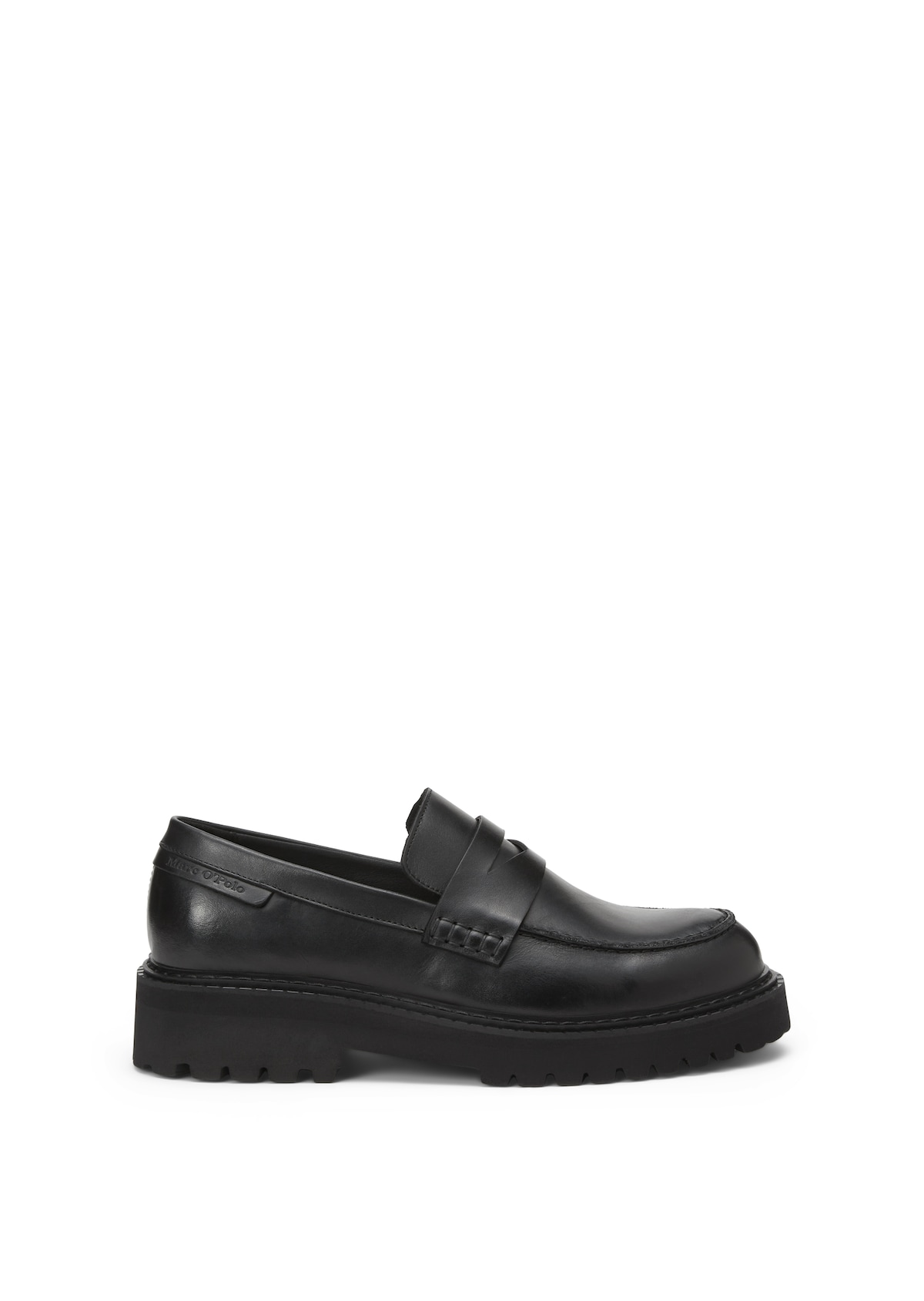 Penny loafers with a lightweight, treaded outsole - black | SHOES ...