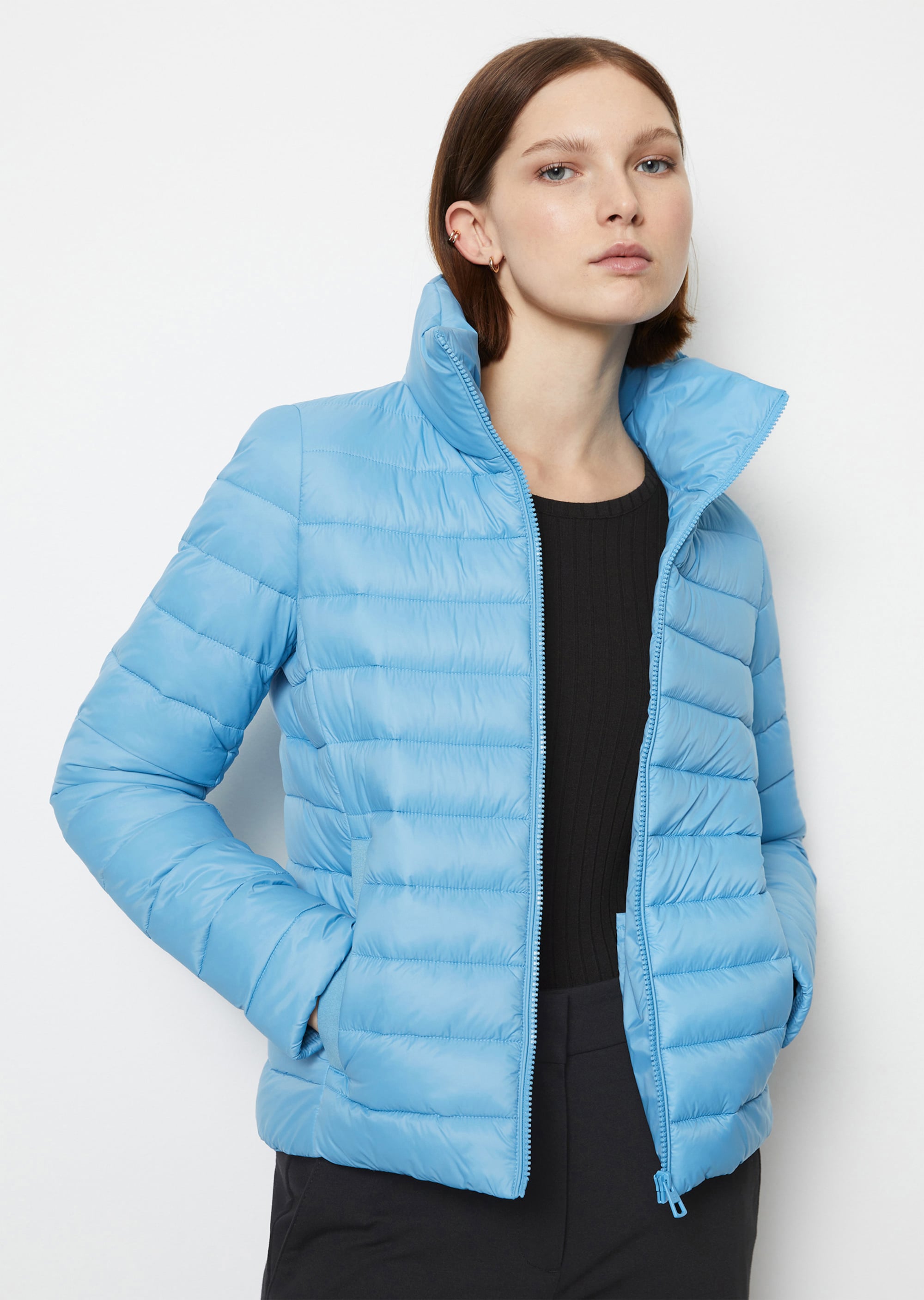 Fitted quilted store jacket womens