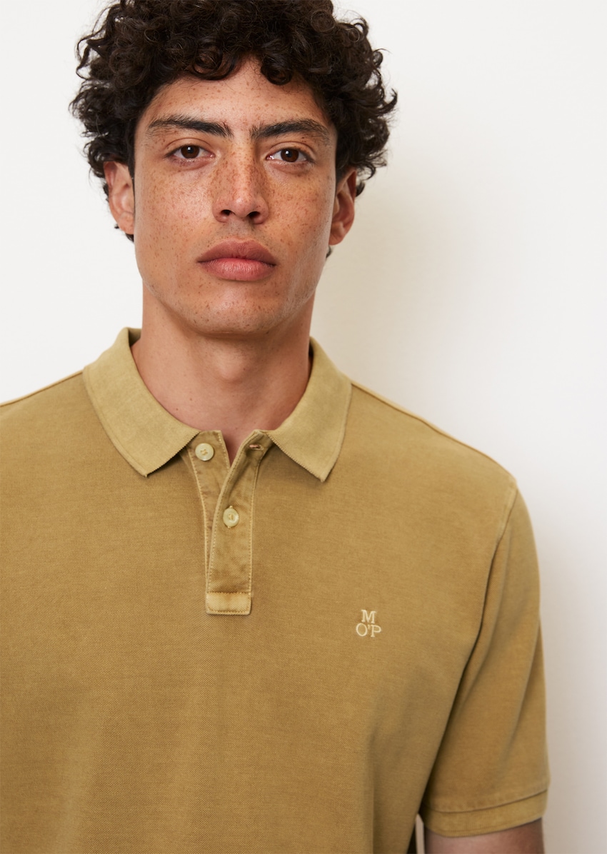 polo organic regular shirt of - sleeve O\'POLO | fit MARC yellow Polos made piqué Short | in a cotton