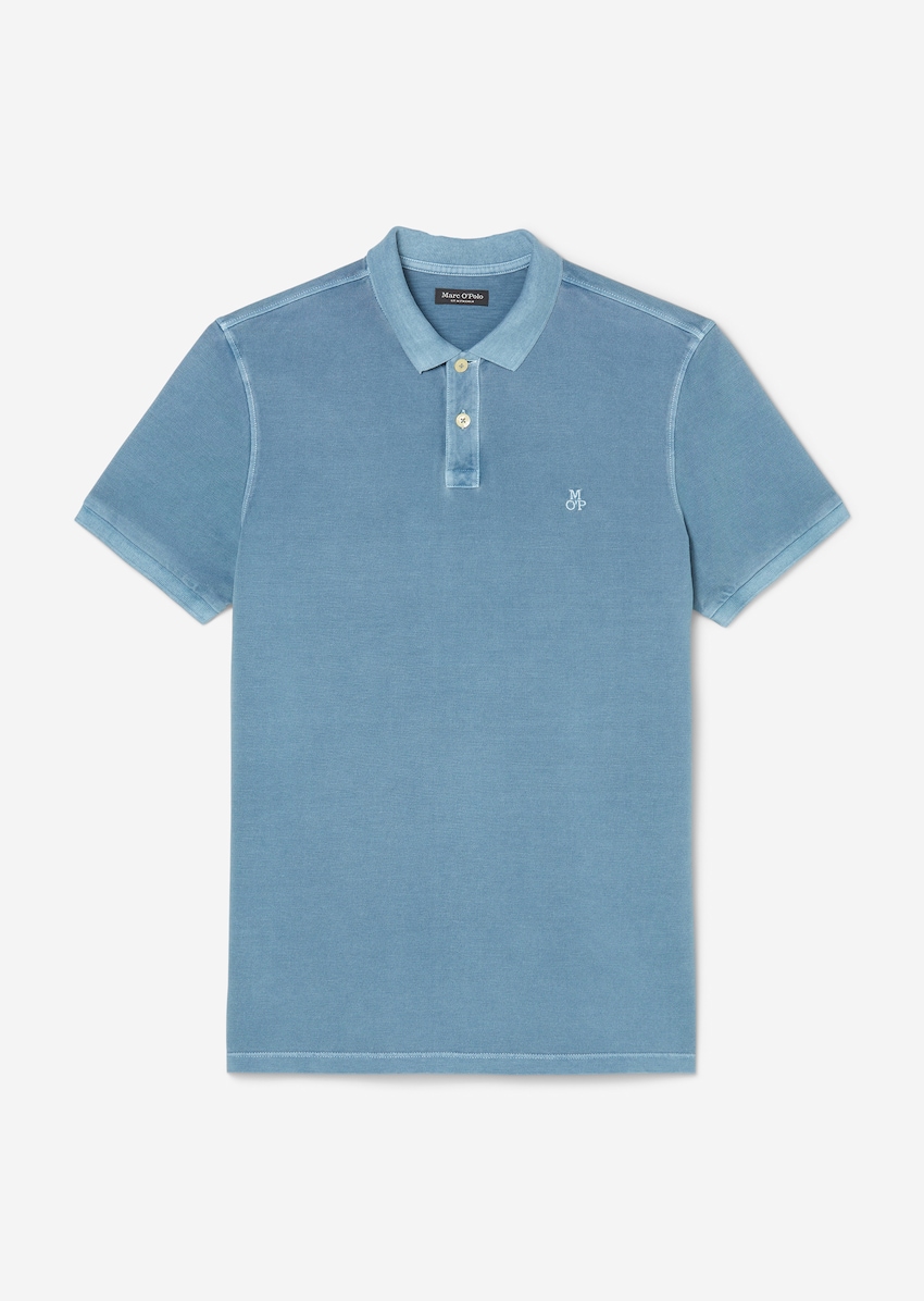 Langarm-Poloshirt Jersey regular in schwerer Soft-Touch-Jersey-Qualität -  blau | Langarmpolos | MARC O'POLO