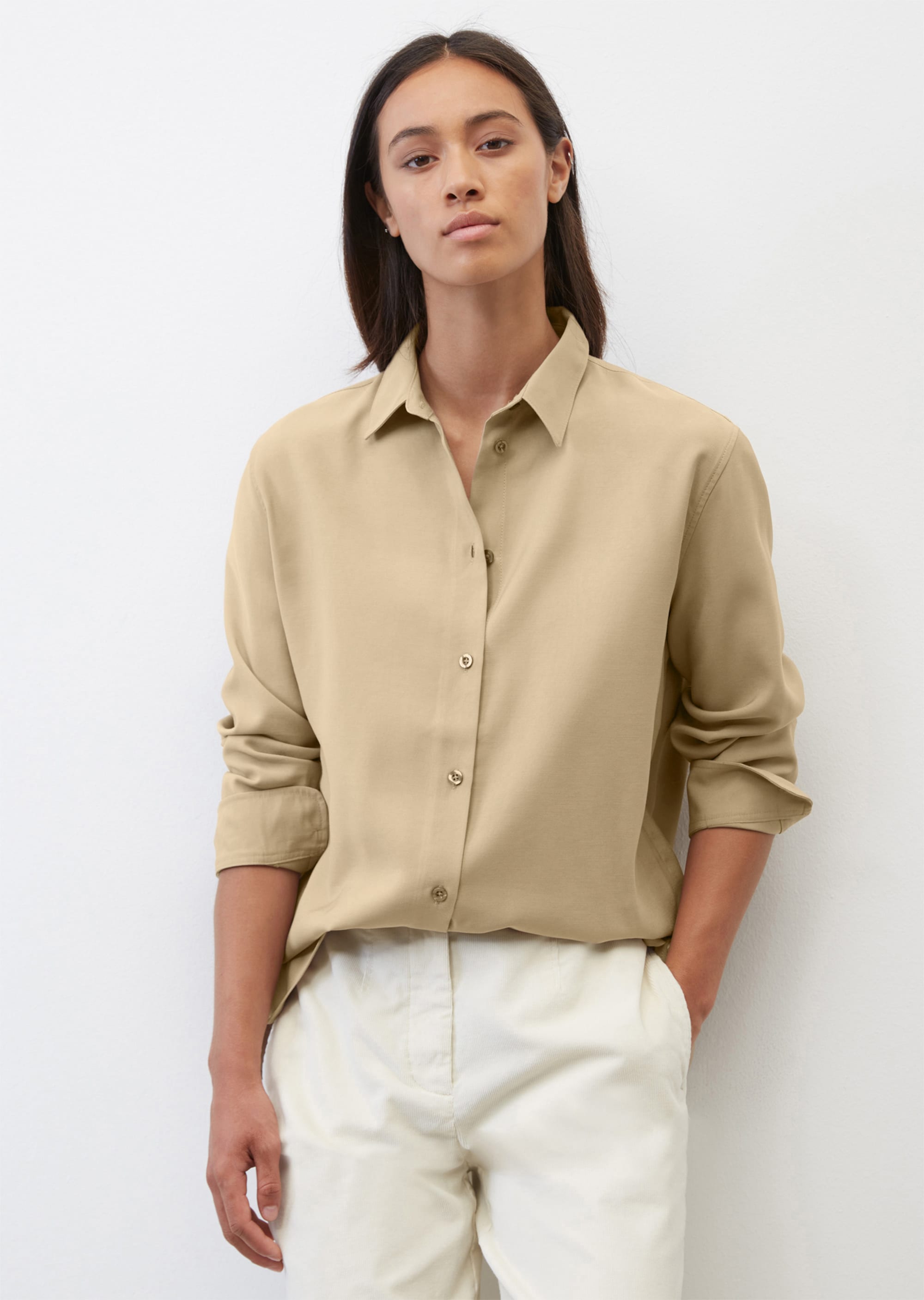 Fashion Blouses Shirt-Blouses Marc O’Polo Marc O\u2019Polo Shirt Blouse striped pattern simple style 
