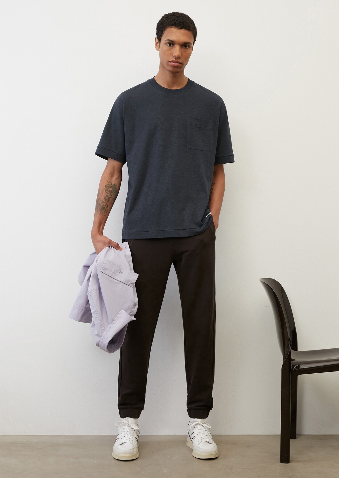 Slub jersey T-shirt, relaxed fit From Organic Cotton - blue | Short ...