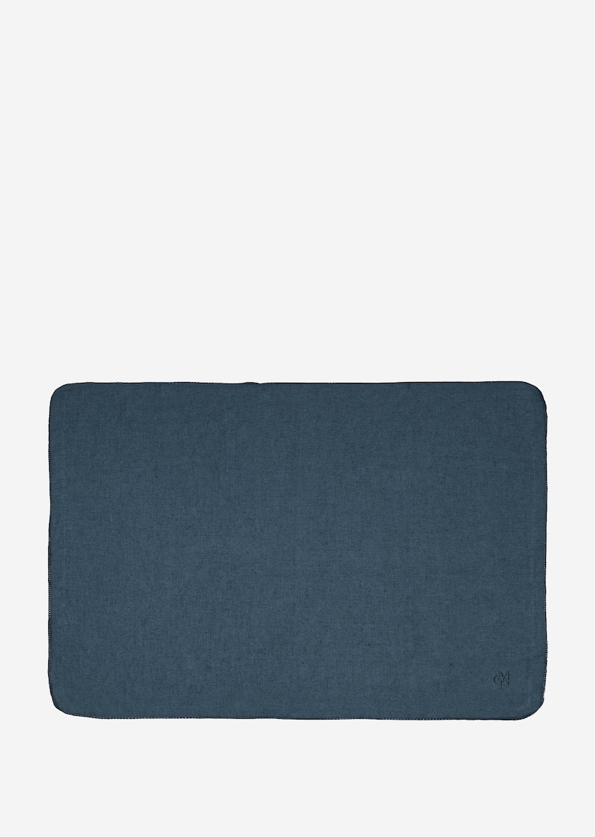 Tischdecke Modell VALKA aus reinem Leinen - blau | KÜCHE | MARC O'POLO