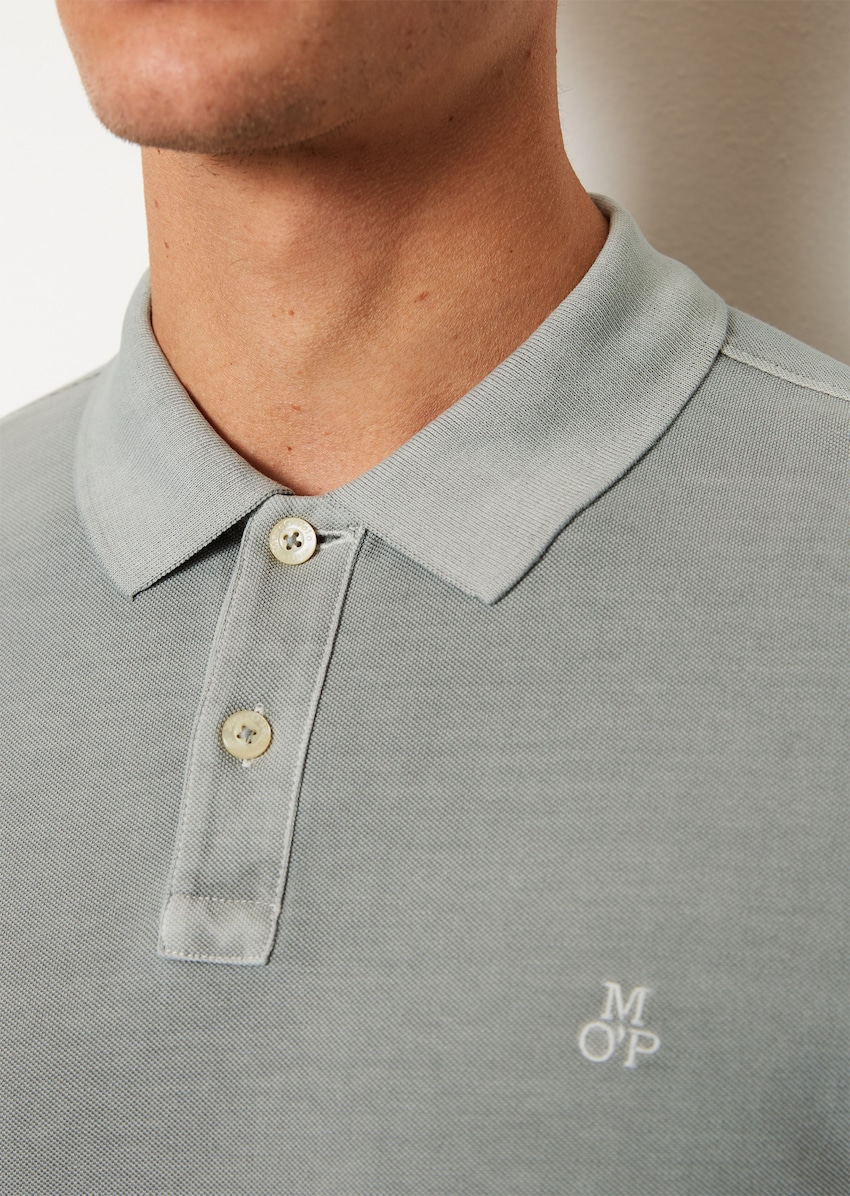 Short from MARC in polo shirt fit regular organic cotton gray a | made Polos sleeve O\'POLO - piqué |